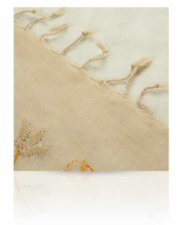 Палантин Женский ZW.EMB/TAUPE2